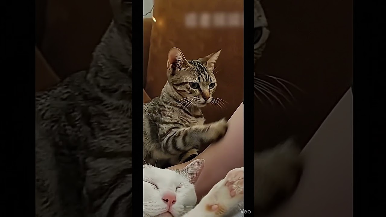 A cat that loves its master🐈