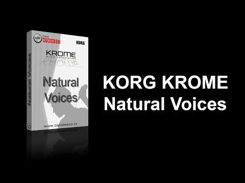 KORG KROME Natural Voices