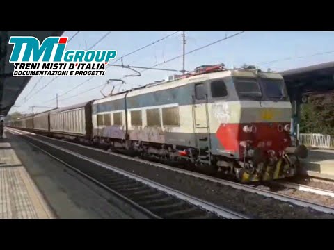 E656 607 in transito presso Crevalcore