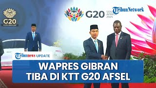 Detik-detik Wapres Gibran Tiba di KTT G20 Wakili Presiden Prabowo, Akan Pidato Urutan ke-13