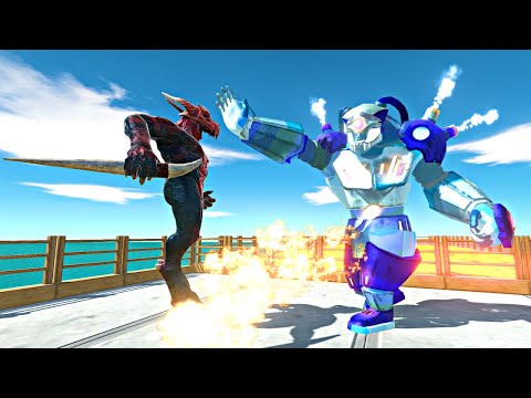 Ice Metal Goro vs Infernals on Hell Bridge - Animal Revolt Battle Simulator