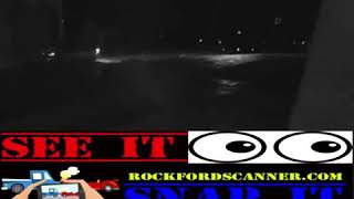 Caught On Camera: Vehicle Crashes Into A utility Pole in Rockford Illinois