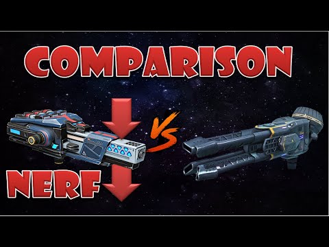 Atomizer After NERF vs Pulsar medium weapon comparison test server war robots