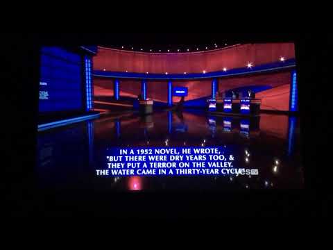 Final Jeopardy, **Very predictable** wagers - Steve Moulds Day 4 (10/31/19)