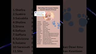 Download lagu Nama Bayi Perempuan Awalan Huruf S #idenamabayi #shortvideo #namabayiperempuan mp3 Download lagu Nama Bayi Perempuan Awalan Huruf S #idenamabayi #shortvideo #namabayiperempuan mp3