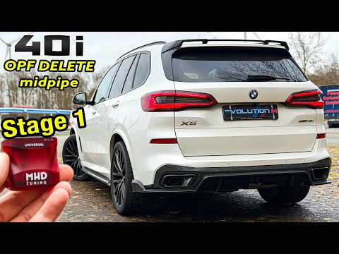 BMW X5 40i G05 // STOCK vs MHD & XHP LIVE FLASH! // REVIEW on AUTOBAHN