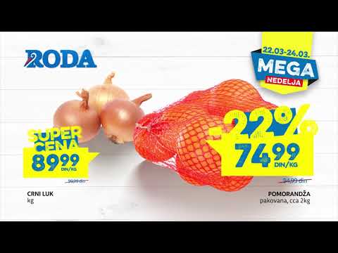 Roda I Mega nedelja 22.03 - 28.03.2019.