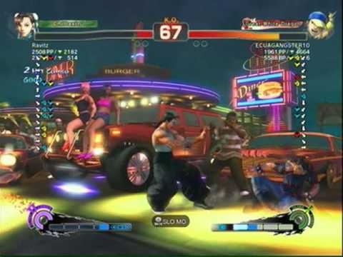 SSF4 AE Ranked Match 14 - Chun Li (Ravitz) vs Yun (ECUAGANGSTER10)