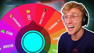 Spin The Wheel of NCAA Teams..!