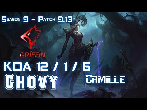 GRF Chovy CAMILLE vs HECARIM Top - Patch 9.13 KR Ranked