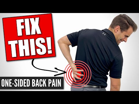 How To Fix Lower Back Pain On One Side [Home Exercises] Video