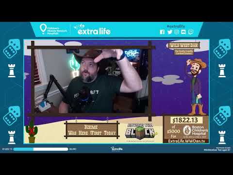 Sick streamer battles illness in Wild West, while supporting charity! Family-friendly fun!