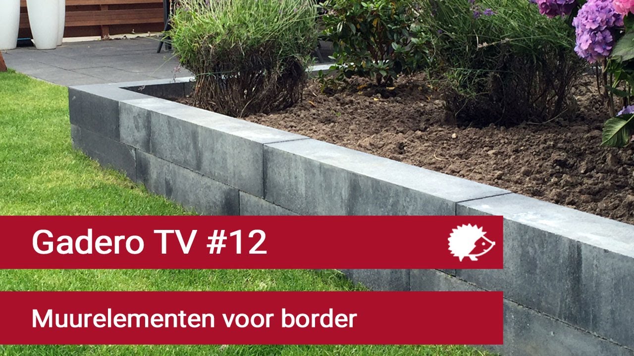 #12 Verhoogde border maken van betonnen muurelementen - Gadero TV