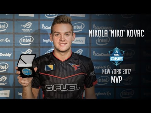 NiKo - HLTV MVP by ZOWIE of ESL One New York 2017
