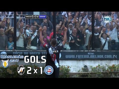 Gols - Vasco 2 x 1 Bahia - Brasileirão 2017 - Fox Sports HD