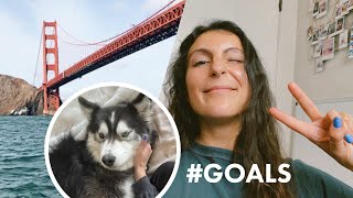 Back in San Francisco, projects at work, setting 2021 goals