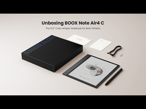 BOOX Note Air4 C Official Unboxing