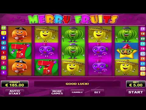 €5 Max Bet Game On Merry Fruits Slot Machine - Good Win