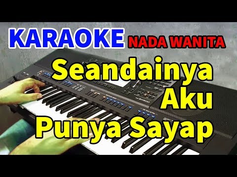 SEANDAINYA AKU PUNYA SAYAP - Rita Butar Butar | KARAOKE HD