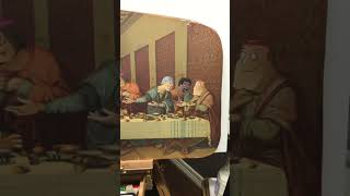 Family Guy painted into The Last Supper. #familyguy #art #painting