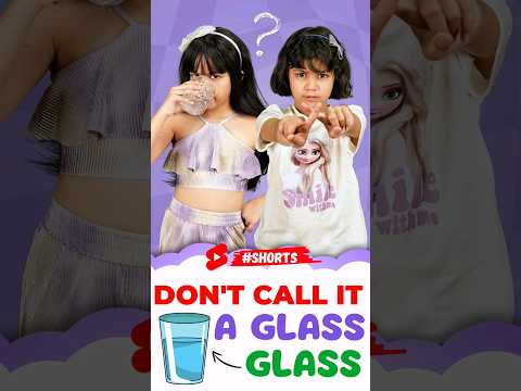 Never Say ❌Glass of Glass | Kids English by Adi Connection #shorts