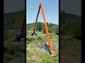 Excavator Long Boom 100fit Opirshadali Fast Vlogs Full Video