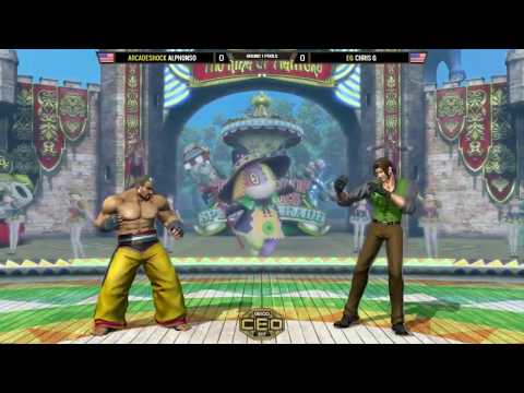 "BBR" KOFXIV AT CEO2017 - ARCADESHOCK ALPHONSO vs EG CHRIS G
