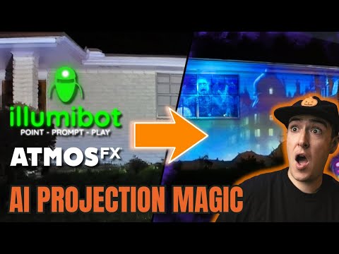 AI Projection Mapping MAGIC! | Full Illumibot Demo + AtmosFX Collab