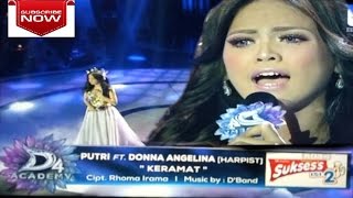 Download lagu Putri, Balikpapan Ft Donna Angelina - Keramat 'Konser Result 4 Besar' D'Aacademy 4 mp3