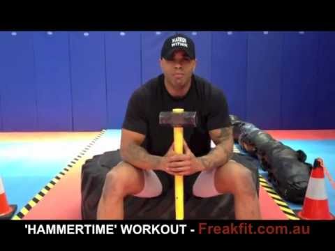 SLEDGE HAMMER WORKOUT &#39;BODY TRANSFORMATION&#39;