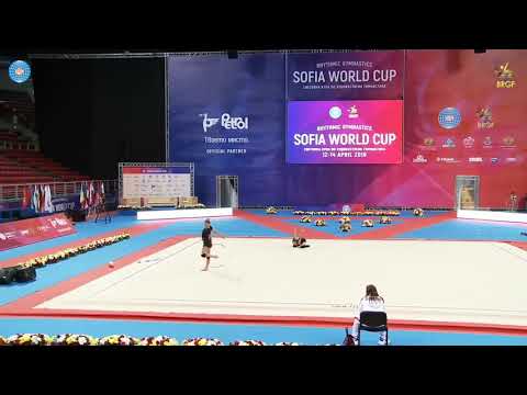 Aleksandra Soldatova Hoop Training - WC SOFIA 2019