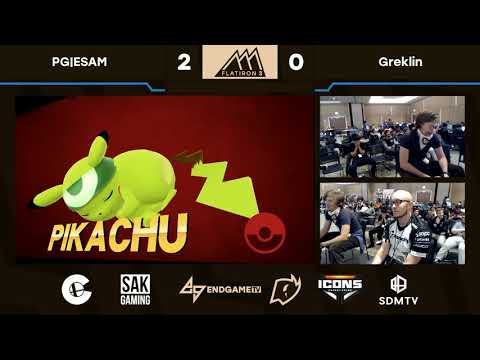 Flatiron 3 Winners Quarters - PG|ESAM (Pikachu) vs Greklin (Bowser Jr.)