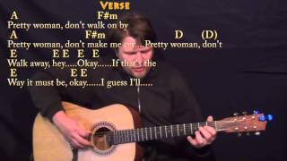 Pretty Woman (Roy Orbison) Strum Guitar Cover Lesson with Chords/Lyrics