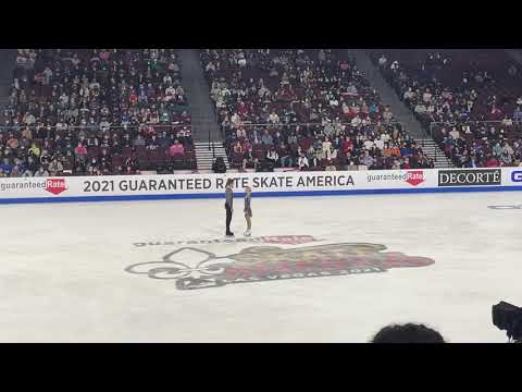 Evgenia Tarasova and Vladimir Morozov FreeSkate Skate America 2021
