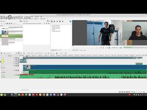 Synchronizing audio with video using Kdenlive