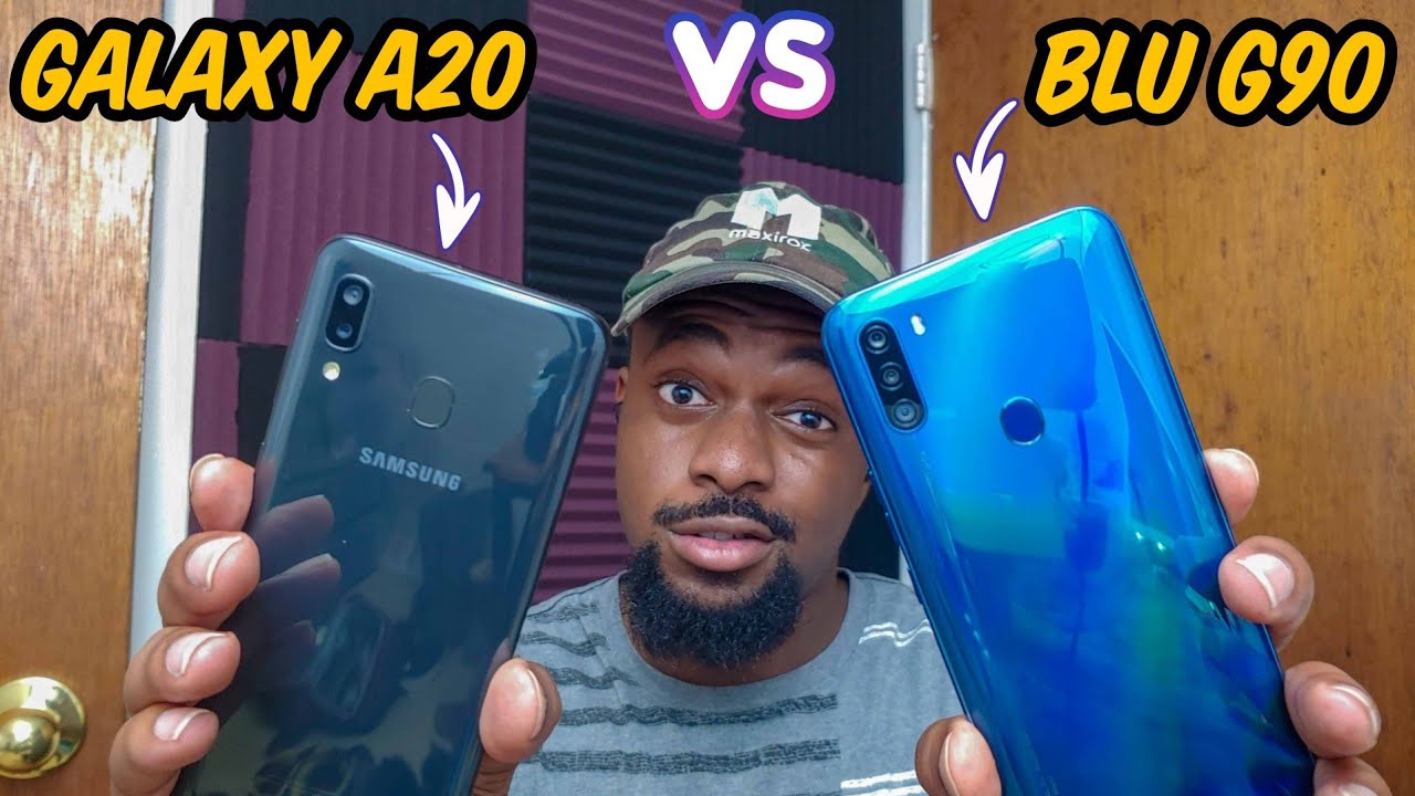 *BLU* DEVICE Better Than GALAXY A20?* Blu G90 vs Galaxy A20 Speedtest!