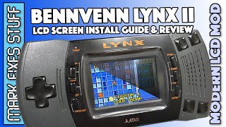 Is the BennVenn Atari Lynx II LCD screen pointless?