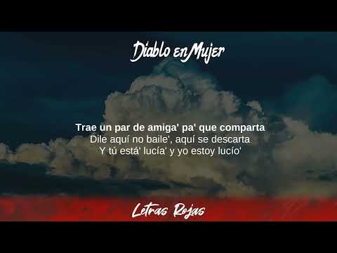 Yandel, Myke Towers, Natti Natasha, Darell - Diablo en Mujer (Lyrics / Letra) Letras Rojas