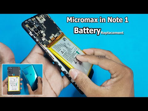Micromax In 1 / 1b / Note 1 Battery Replacement / How to Replace Micromax in Battery