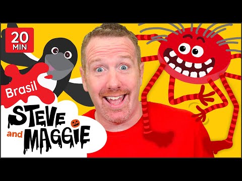 História da Vassoura de Halloween para Crianças e Mais com Steve and Maggie Brasil