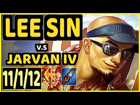 ERASUS (LEE SIN) vs JARVAN IV - 11/1/12 KDA JUNGLE GAMEPLAY - BR Ranked GRANDMASTER