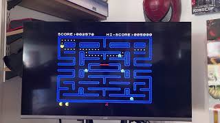 Zx Spectrum pac-man gameplay on the Spectrum, what a fantastic port👍😎🍺.