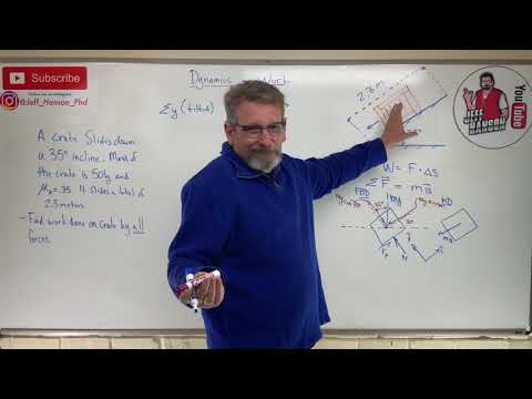 Dynamics: Lesson 23 - Intro to Work in Dynamic Systems