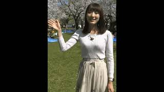 静岡朝日テレビ・白木愛奈アナ✨ロケ撮影