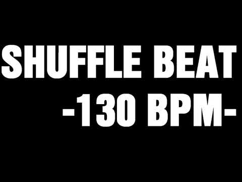 SHUFFLE BEAT BASS TRACK FOR DRUM PRACTICE -130 BPM-