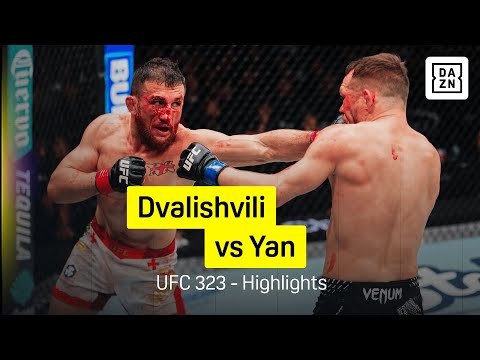Merab Dvalishvili vs Petr Yan | UFC 323 | DAZN Highlights