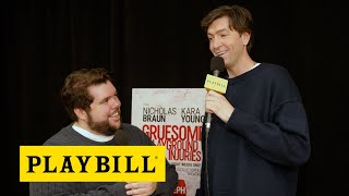 Nicholas Braun and Kara Young Discuss Gruesome Playground Injuries