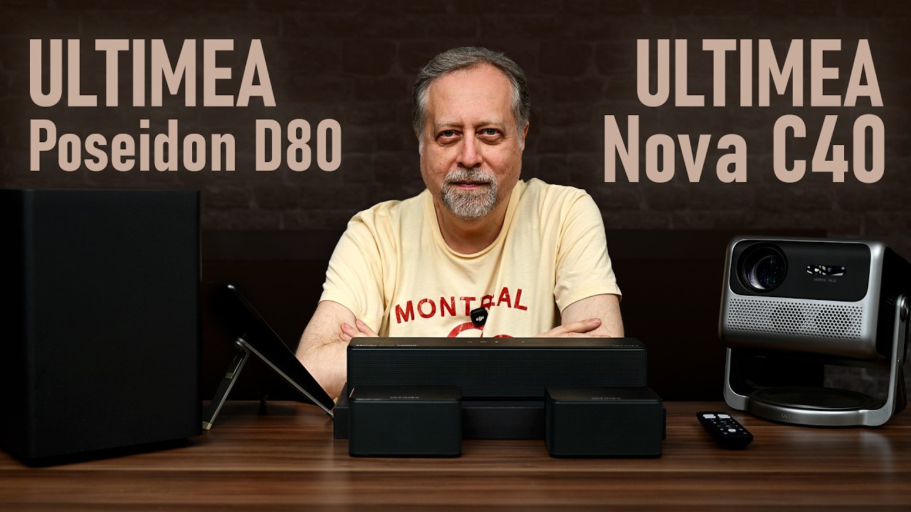 Ultimea Nova C40 Projektör & Poseidon D80 Boom Ses Sistemi