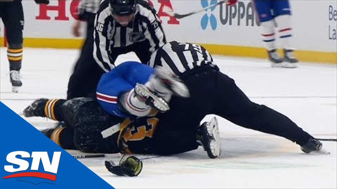 Jeff Petry a VISÉ Brad Marchand hier après le match..