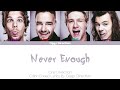 One Direction - Never Enough (New Color Coded Lyrics 2024)